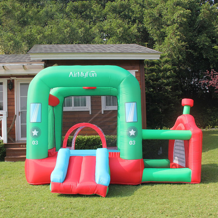 FASESH Train Theme Inflatable Bounce House With Air Blower For Kids Party Wayfair.ca